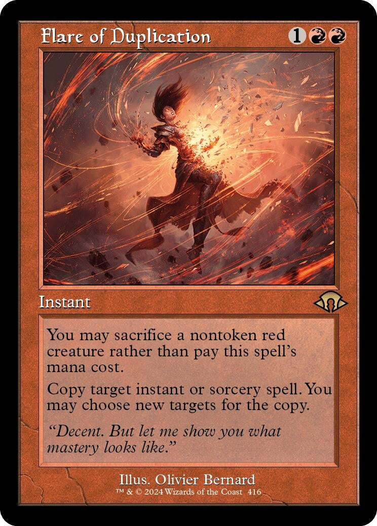 Image for Flare of Duplication (Retro Frame) (Modern Horizons 3) (416) - Magic: The Gathering