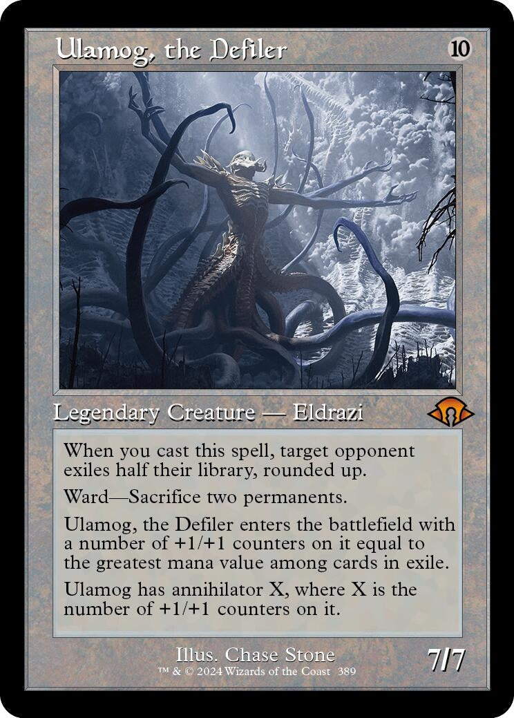 Image for Ulamog, the Defiler (Retro Frame) (Modern Horizons 3) (389) - Magic: The Gathering