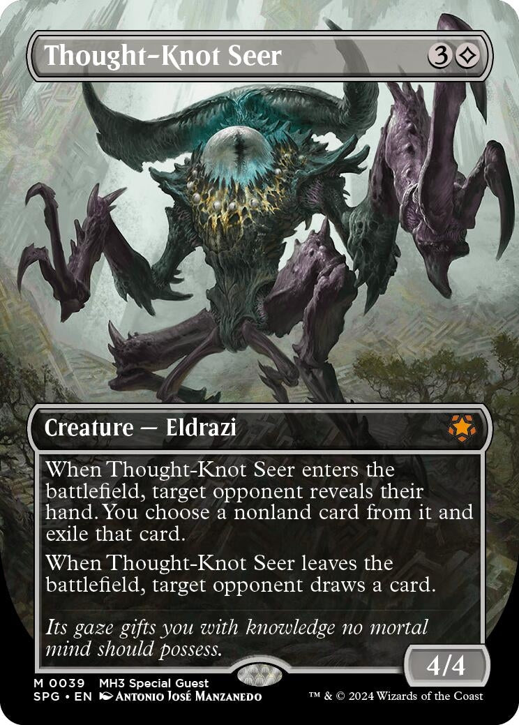 Image for Thought-Knot Seer (Borderless) (Special Guests) (39) - Magic: The Gathering