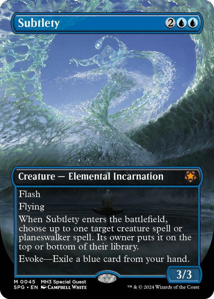 Image for Subtlety (Borderless) (Special Guests) (45) - Magic: The Gathering