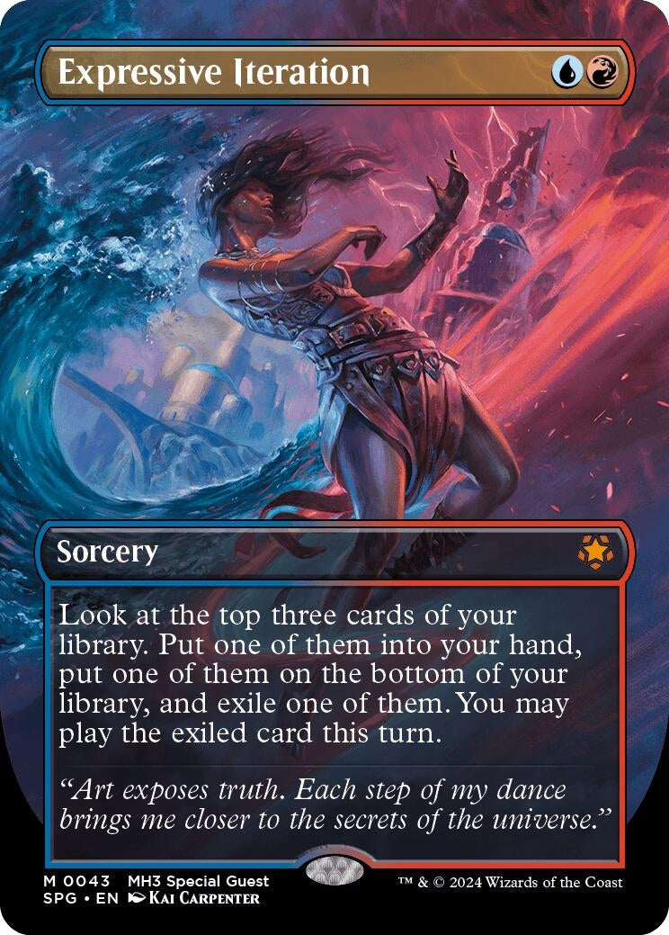 Image for Expressive Iteration (Borderless) (Special Guests) (43) - Magic: The Gathering