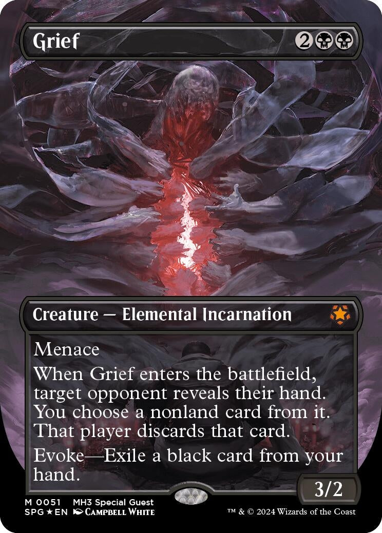 Image for Grief (Borderless) (Textured Foil) (Special Guests) (51) - Magic: The Gathering