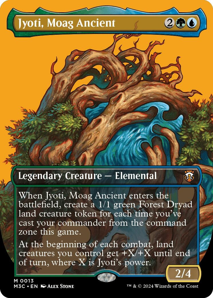 Image for Jyoti, Moag Ancient (Borderless) (Commander: Modern Horizons 3) (13) - Magic: The Gathering