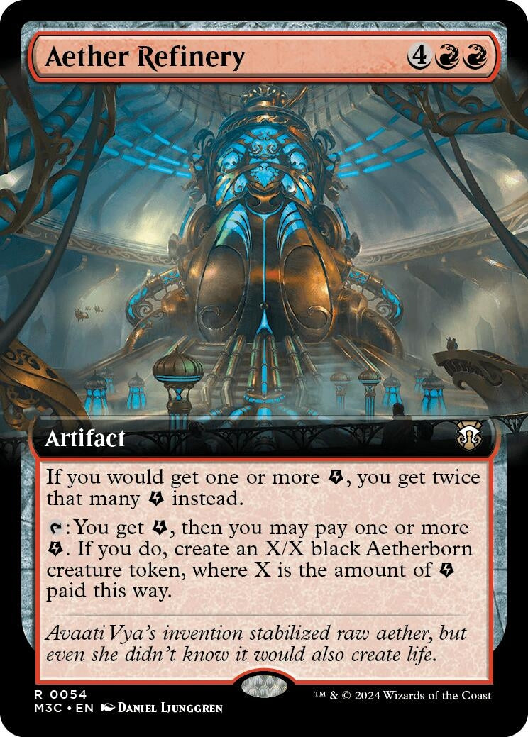 Image for Aether Refinery (Extended Art) (Commander: Modern Horizons 3) (54) - Magic: The Gathering