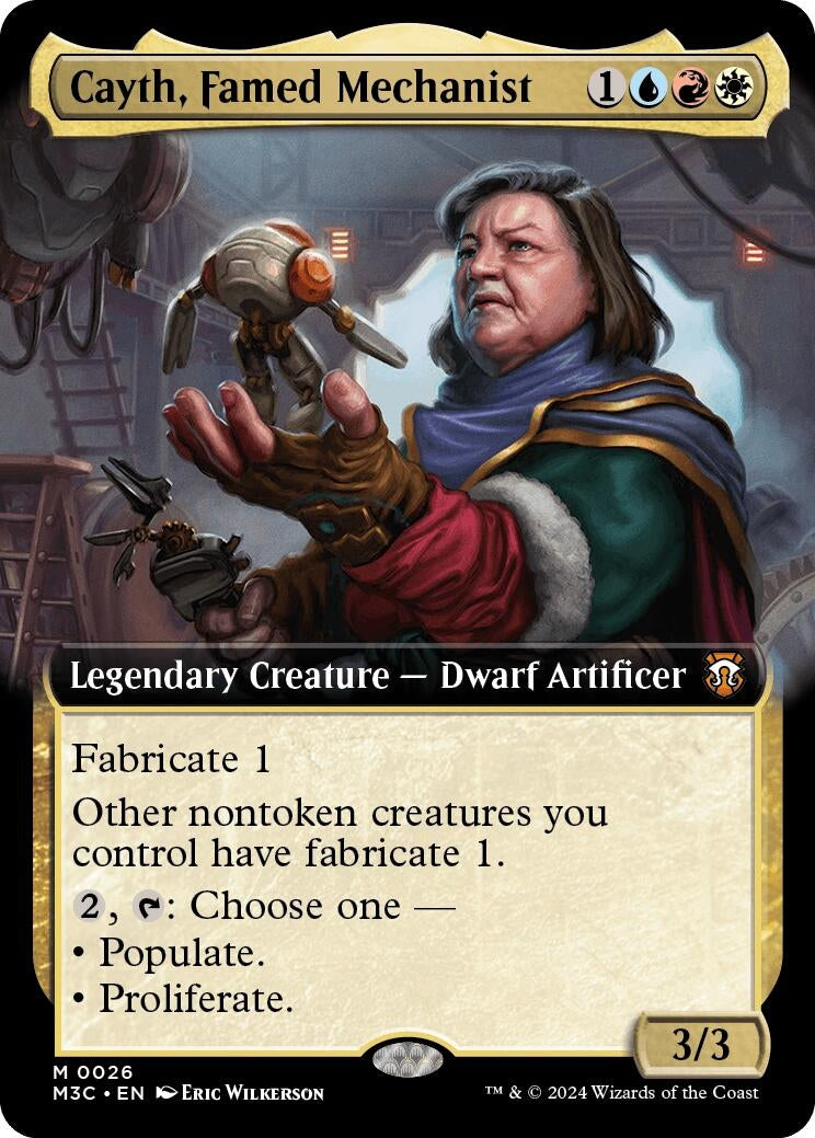 Image for Cayth, Famed Mechanist (Extended Art) (Commander: Modern Horizons 3) (26) - Magic: The Gathering