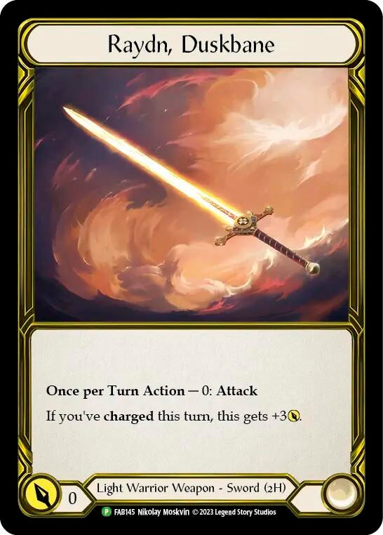 Image for Raydn, Duskbane (Golden) - FAB145 (Flesh and Blood: Promo Cards) (FAB145) - Flesh and Blood TCG