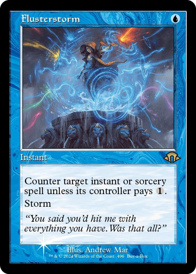 Image for Flusterstorm (Retro Frame) (Buy-A-Box Promos) (496) - Magic: The Gathering