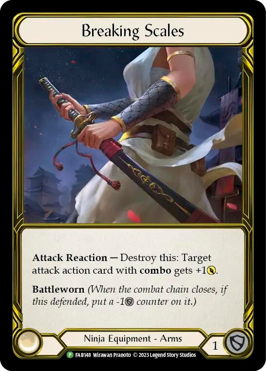 Image for Breaking Scales (Golden) - FAB148 (Flesh and Blood: Promo Cards) (FAB148) - Flesh and Blood TCG