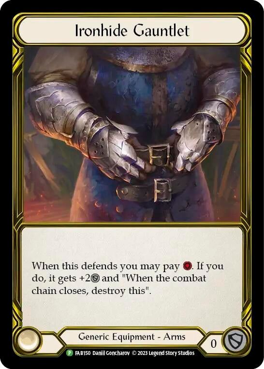 Image for Ironhide Gauntlet (Golden) - FAB150 (Flesh and Blood: Promo Cards) (FAB150) - Flesh and Blood TCG