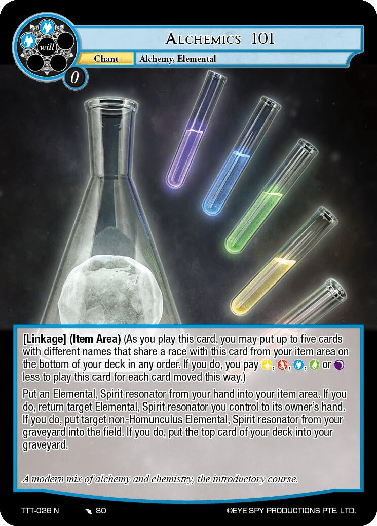 Image for Alchemics 101 (Thoth of the Trinity) (TTT-026 N) - Force of Will