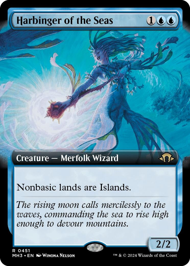 Image for Harbinger of the Seas (Extended Art) (Modern Horizons 3) (451) - Magic: The Gathering