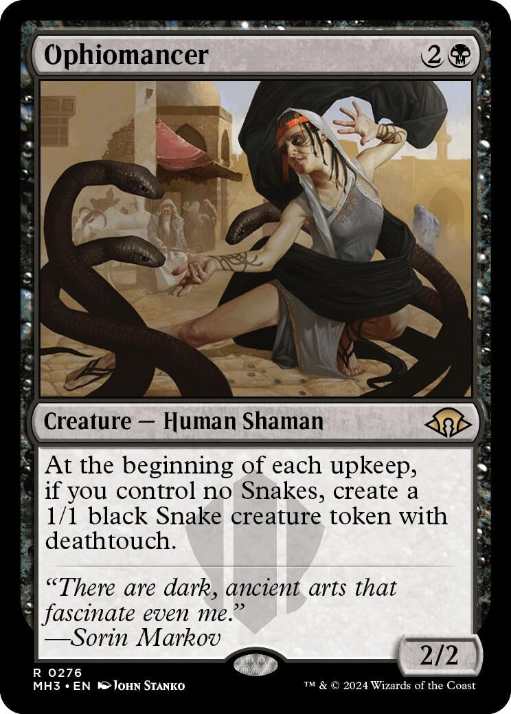 Image for Ophiomancer (Modern Horizons 3) (276) - Magic: The Gathering