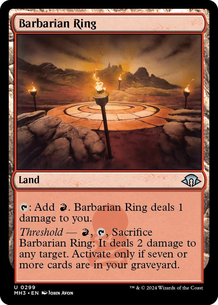 Image for Barbarian Ring (Modern Horizons 3) (299) - Magic: The Gathering