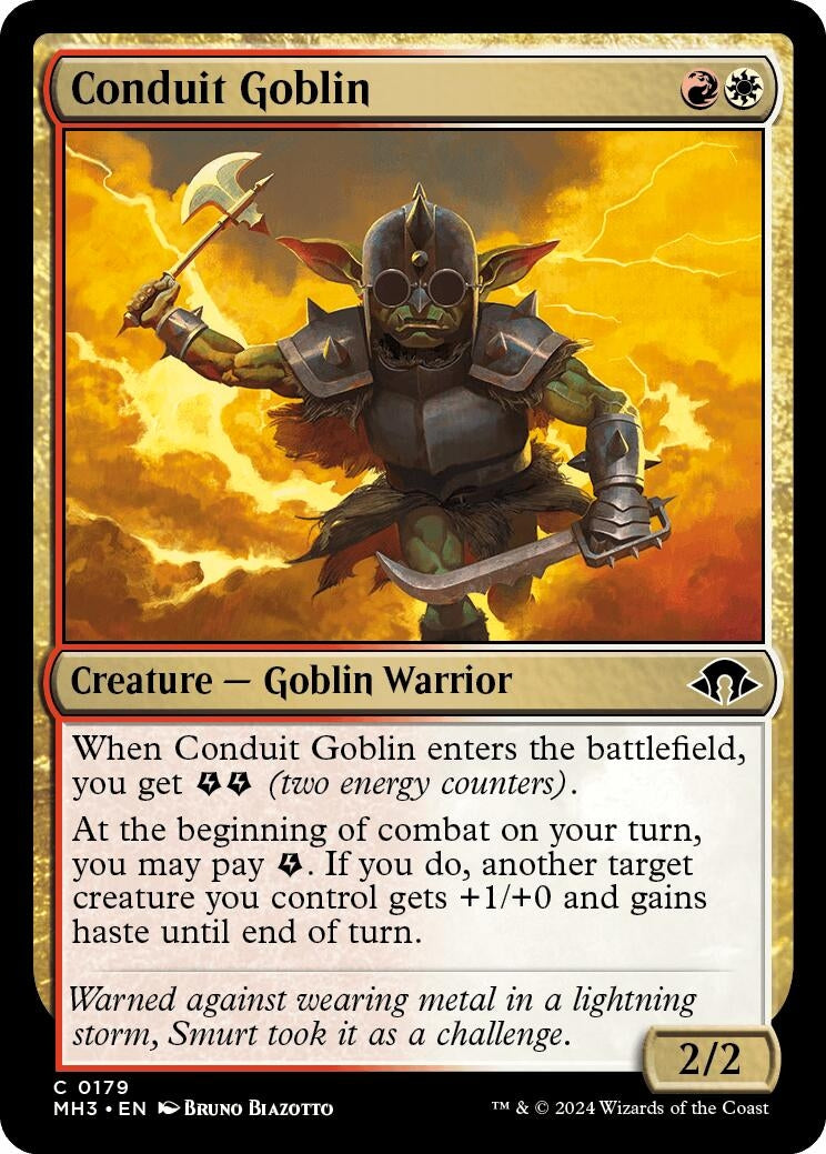 Image for Conduit Goblin (Modern Horizons 3) (179) - Magic: The Gathering