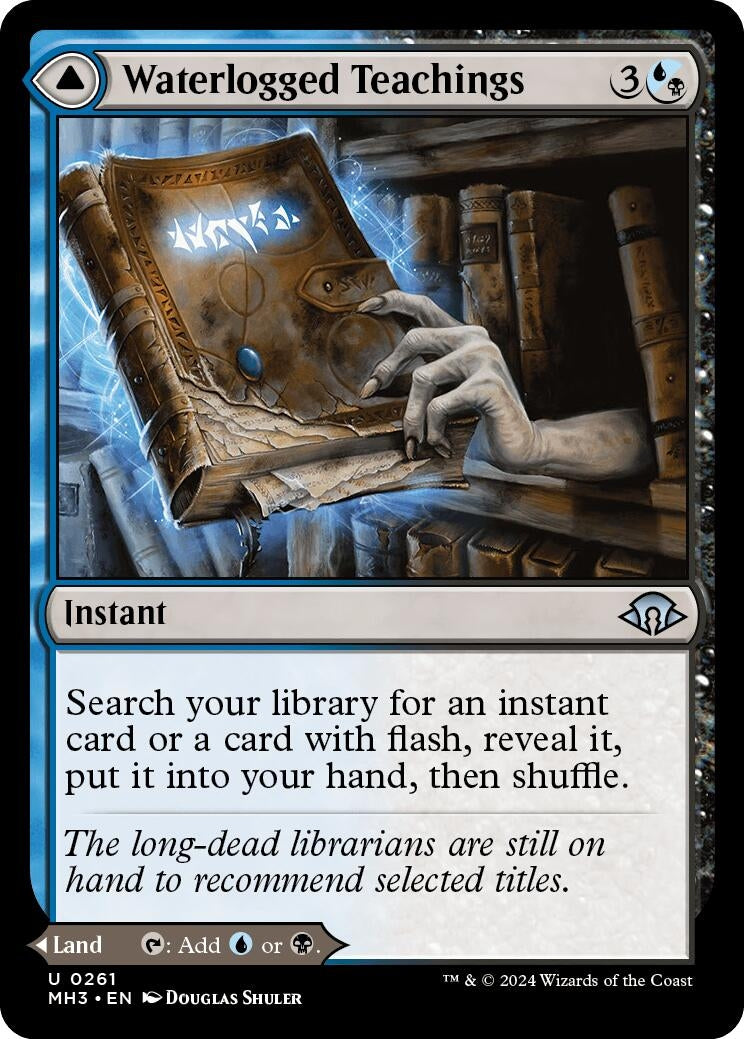 Image for Waterlogged Teachings (Modern Horizons 3) (261) - Magic: The Gathering