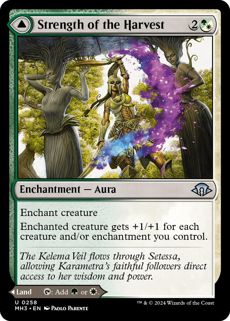 Image for Strength of the Harvest (Modern Horizons 3) (258) - Magic: The Gathering