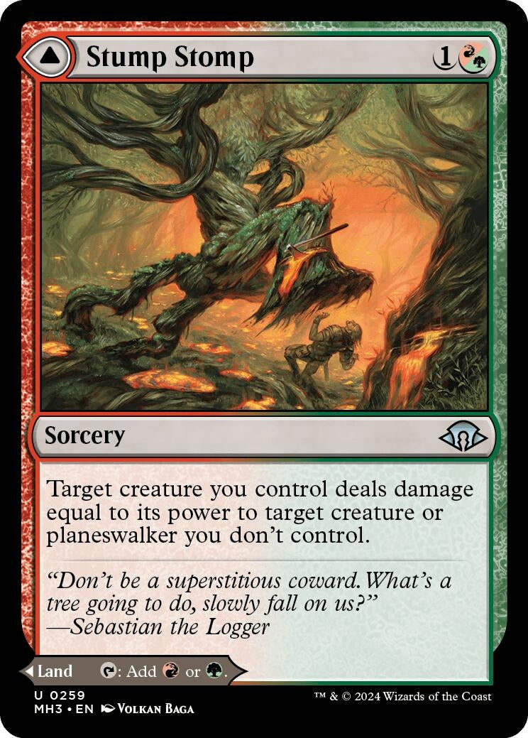 Image for Stump Stomp (Modern Horizons 3) (259) - Magic: The Gathering