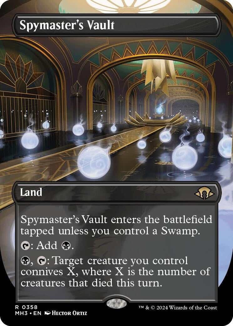 Image for Spymaster's Vault (Borderless) (Modern Horizons 3) (358) - Magic: The Gathering