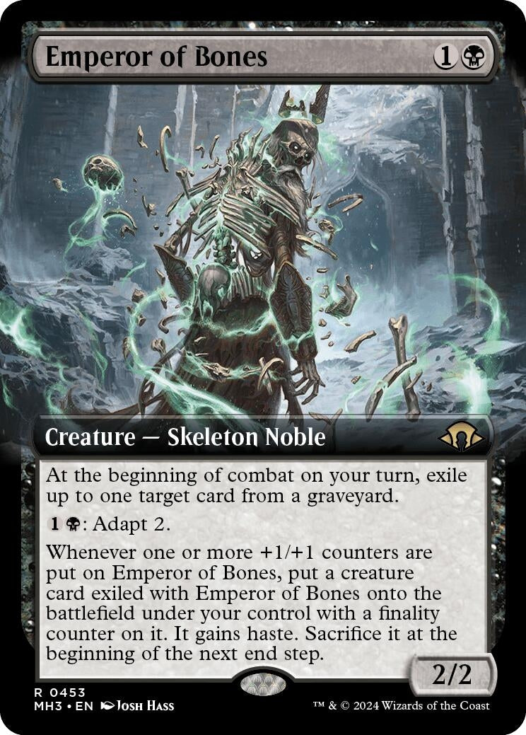 Image for Emperor of Bones (Extended Art) (Modern Horizons 3) (453) - Magic: The Gathering