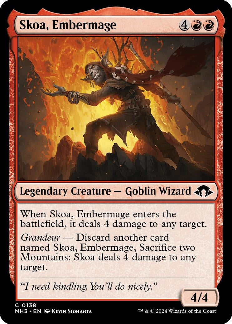 Image for Skoa, Embermage (Modern Horizons 3) (138) - Magic: The Gathering