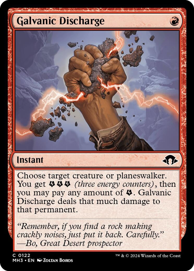 Image for Galvanic Discharge (Modern Horizons 3) (122) - Magic: The Gathering