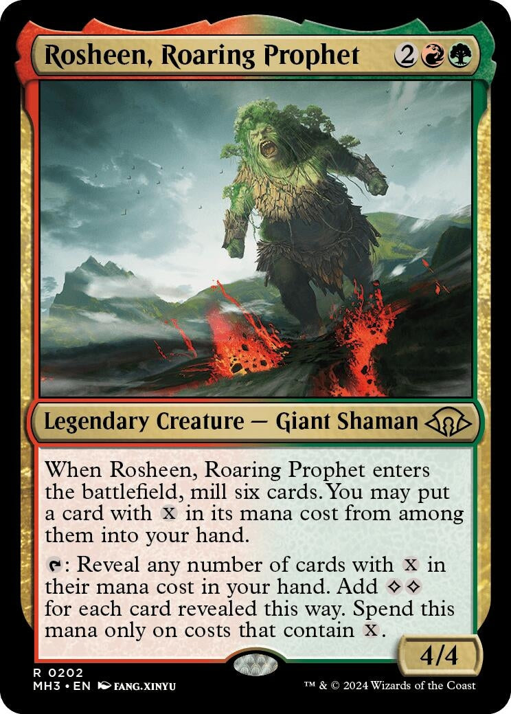Image for Rosheen, Roaring Prophet (Modern Horizons 3) (202) - Magic: The Gathering