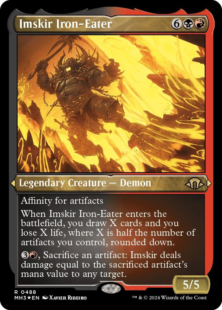 Image for Imskir Iron-Eater (Foil Etched) (Modern Horizons 3) (488) - Magic: The Gathering