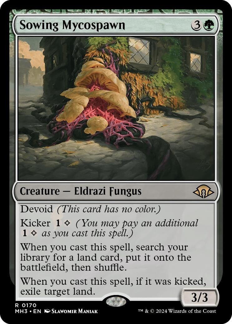 Image for Sowing Mycospawn (Modern Horizons 3) (170) - Magic: The Gathering