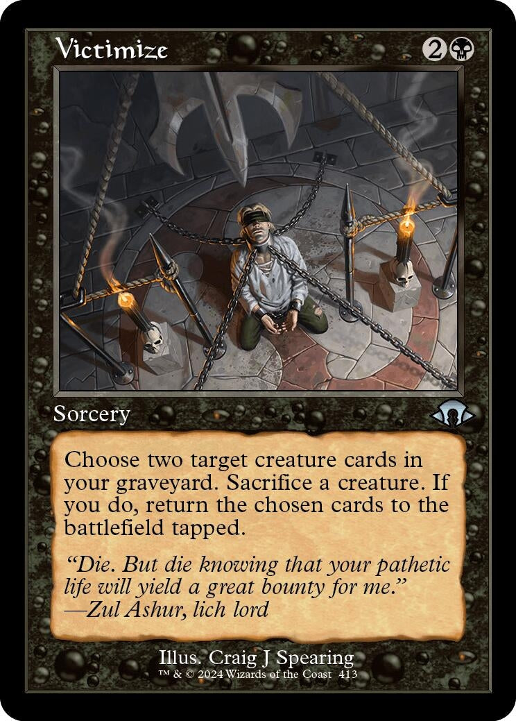 Image for Victimize (Retro Frame) (Modern Horizons 3) (413) - Magic: The Gathering