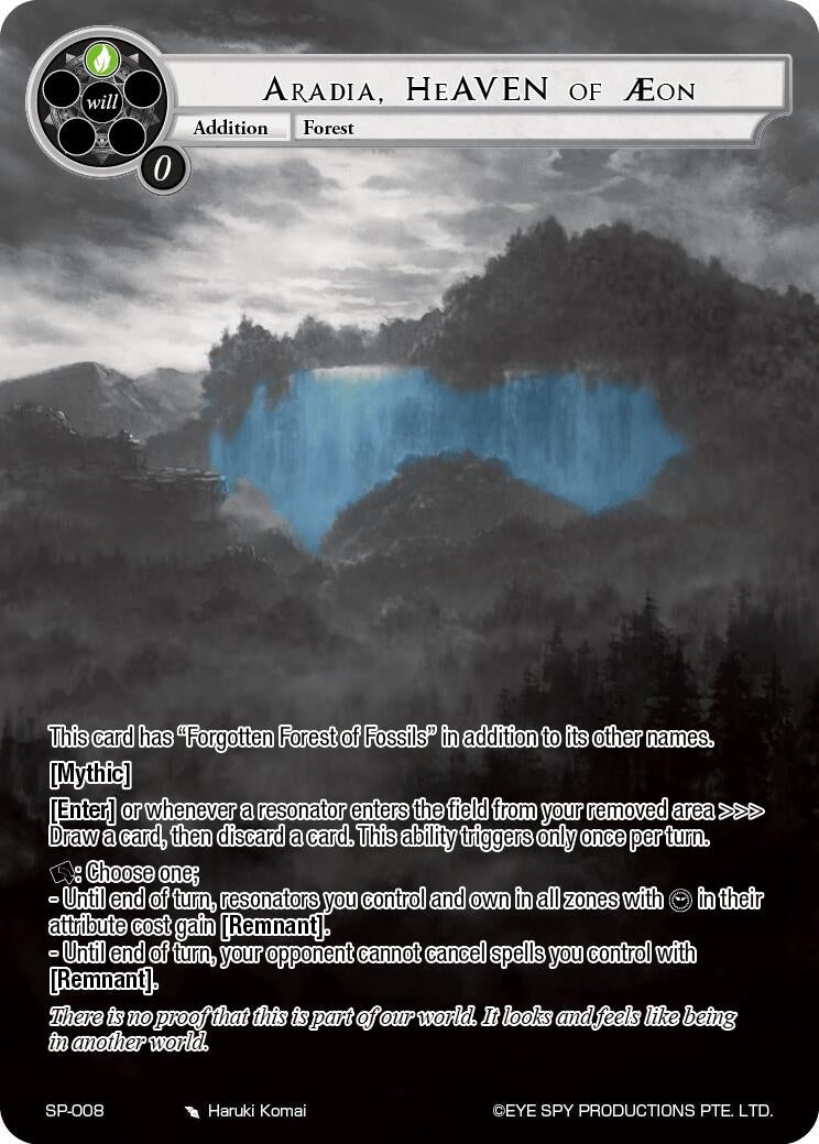Image for Aradia, HeAVEN of Æon (Uber Rare) (Thoth of the Trinity) (SP-008) - Force of Will