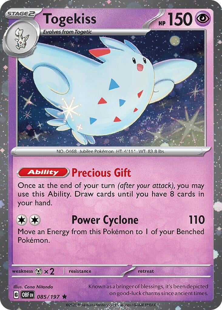 Image for Togekiss - 085/197 (Cosmos Holo) (Blister Exclusives) (085/197) - Pokemon
