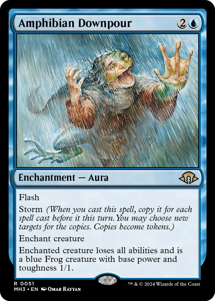 Image for Amphibian Downpour (Modern Horizons 3) (51) - Magic: The Gathering