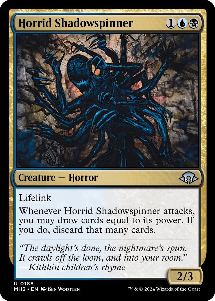 Image for Horrid Shadowspinner (Modern Horizons 3) (188) - Magic: The Gathering