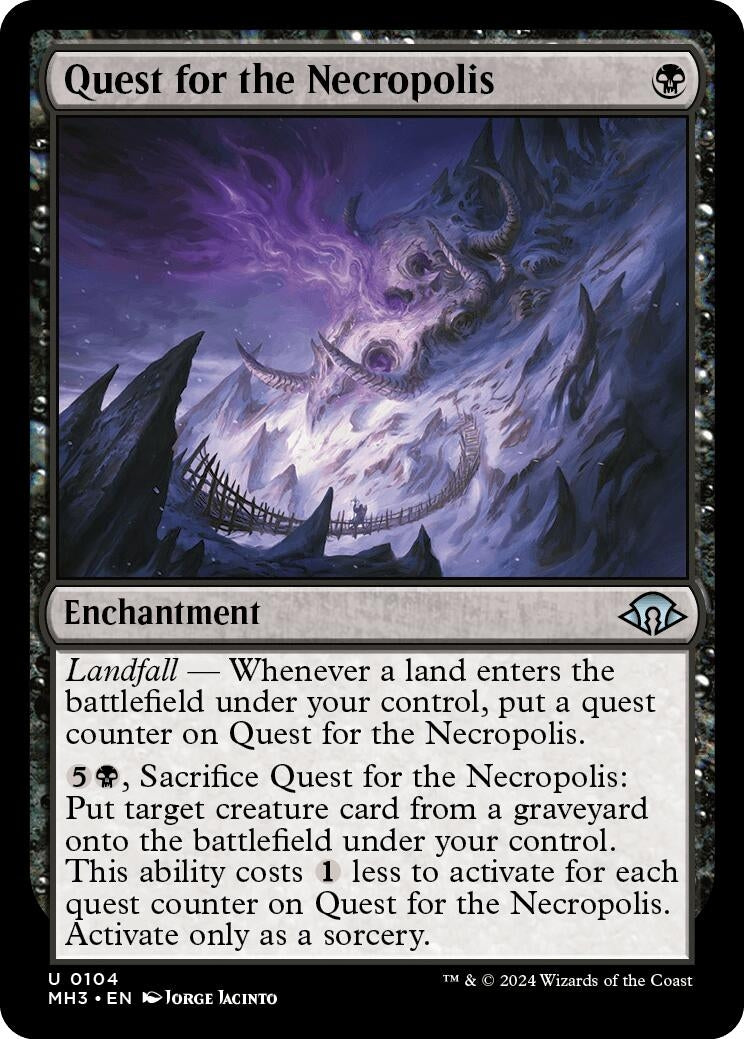 Image for Quest for the Necropolis (Modern Horizons 3) (104) - Magic: The Gathering
