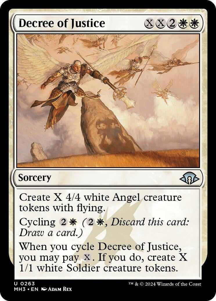 Image for Decree of Justice (Modern Horizons 3) (263) - Magic: The Gathering