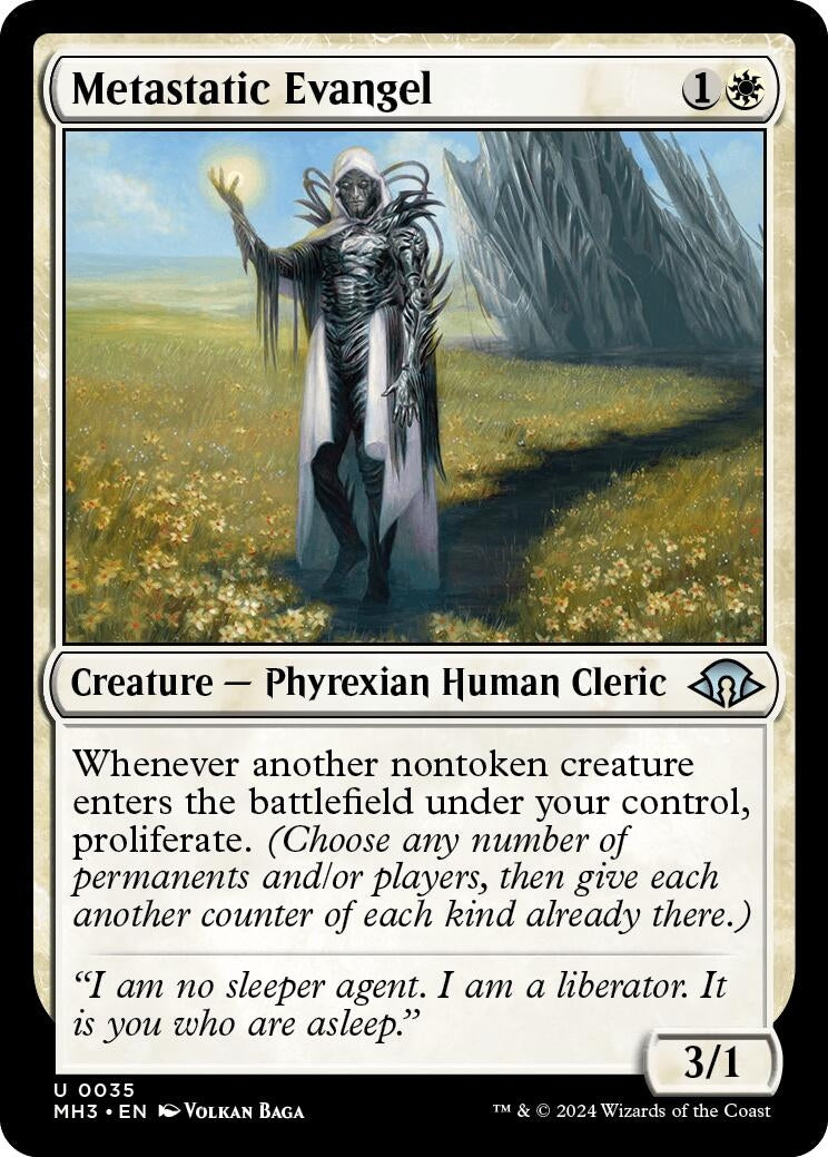 Image for Metastatic Evangel (Modern Horizons 3) (35) - Magic: The Gathering