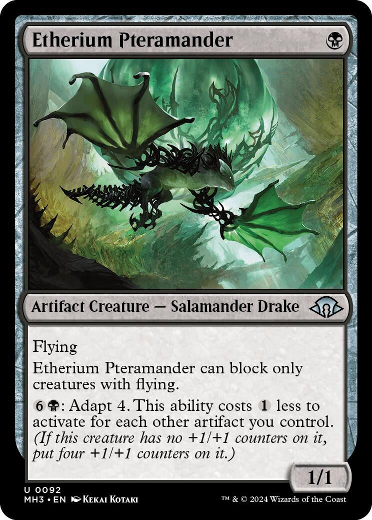 Image for Etherium Pteramander (Modern Horizons 3) (92) - Magic: The Gathering