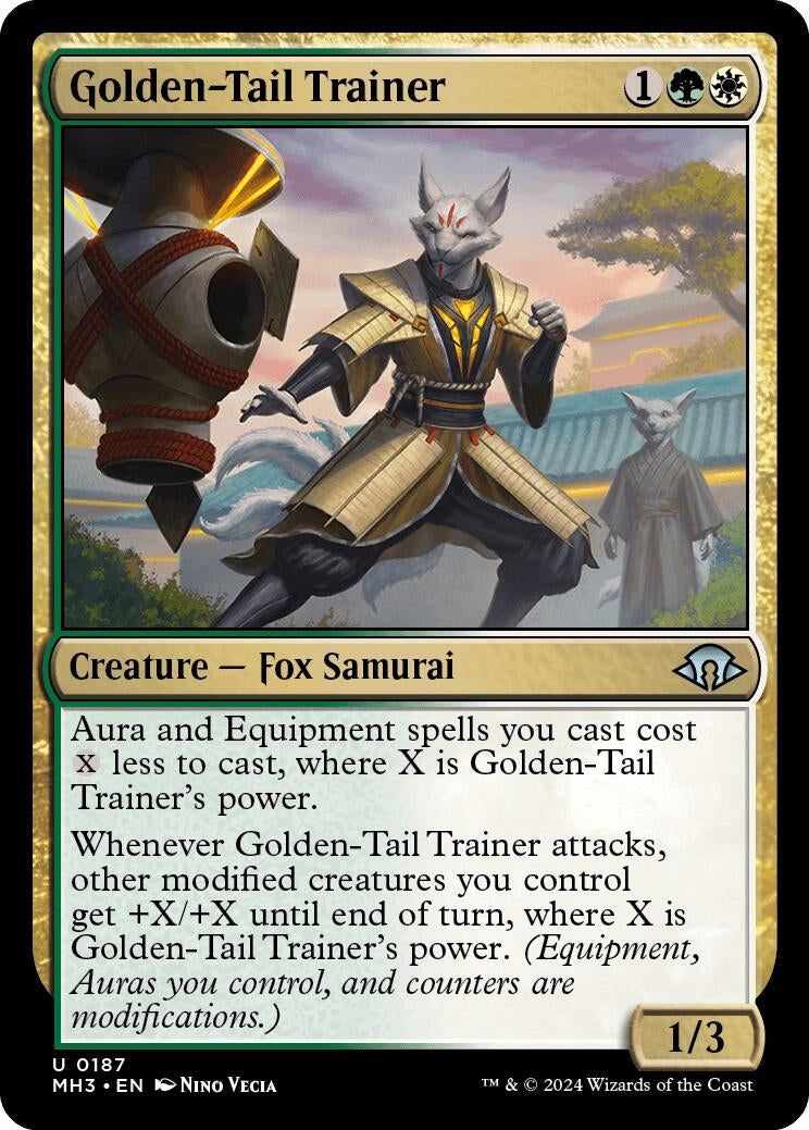 Image for Golden-Tail Trainer (Modern Horizons 3) (187) - Magic: The Gathering
