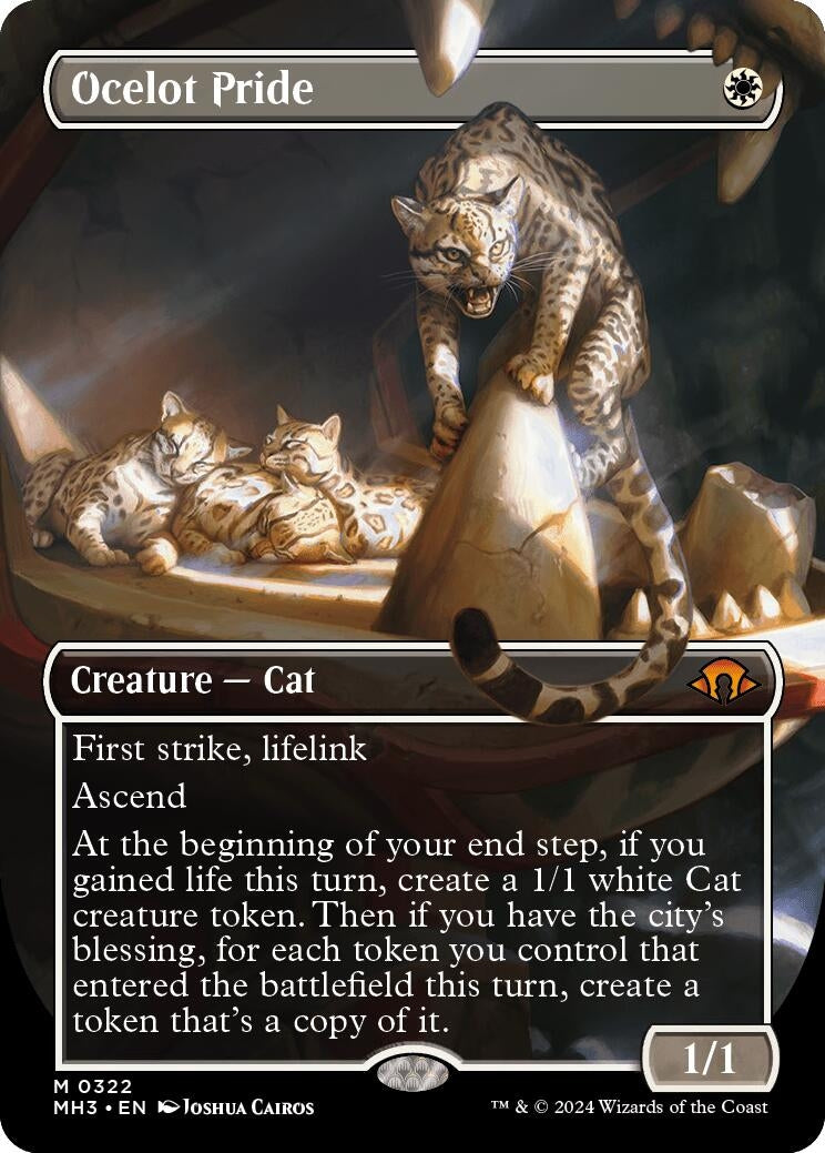 Image for Ocelot Pride (Borderless) (Modern Horizons 3) (322) - Magic: The Gathering