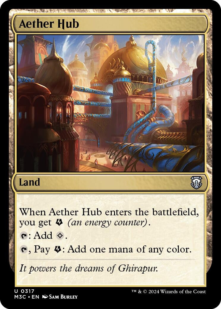 Image for Aether Hub (Commander: Modern Horizons 3) (317) - Magic: The Gathering