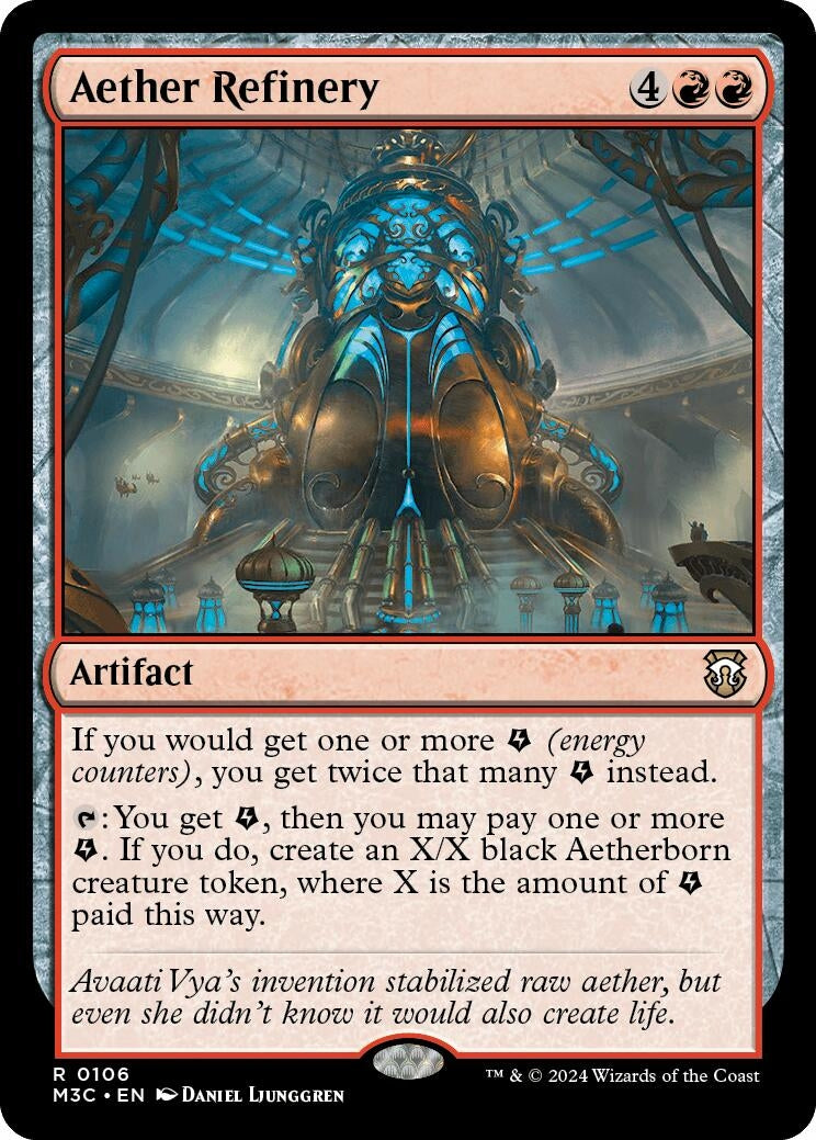 Image for Aether Refinery (Commander: Modern Horizons 3) (106) - Magic: The Gathering
