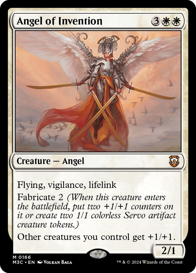 Image for Angel of Invention (Commander: Modern Horizons 3) (166) - Magic: The Gathering