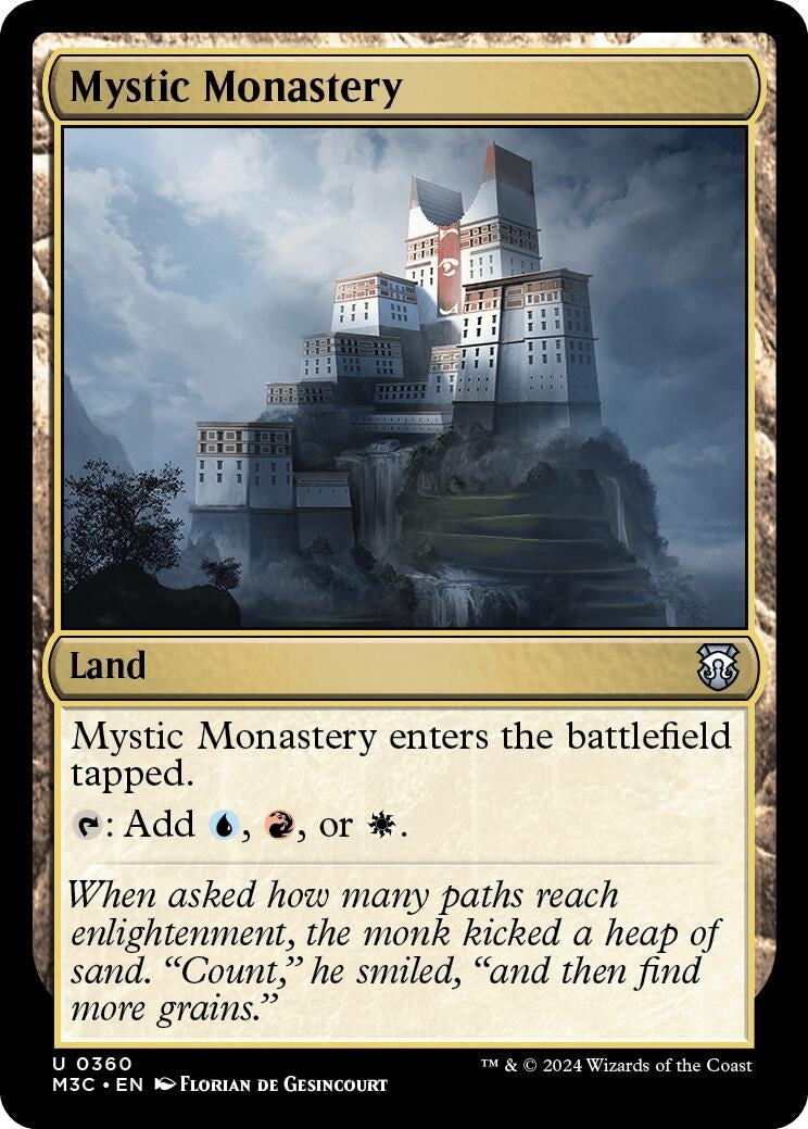 Image for Mystic Monastery (Commander: Modern Horizons 3) (360) - Magic: The Gathering