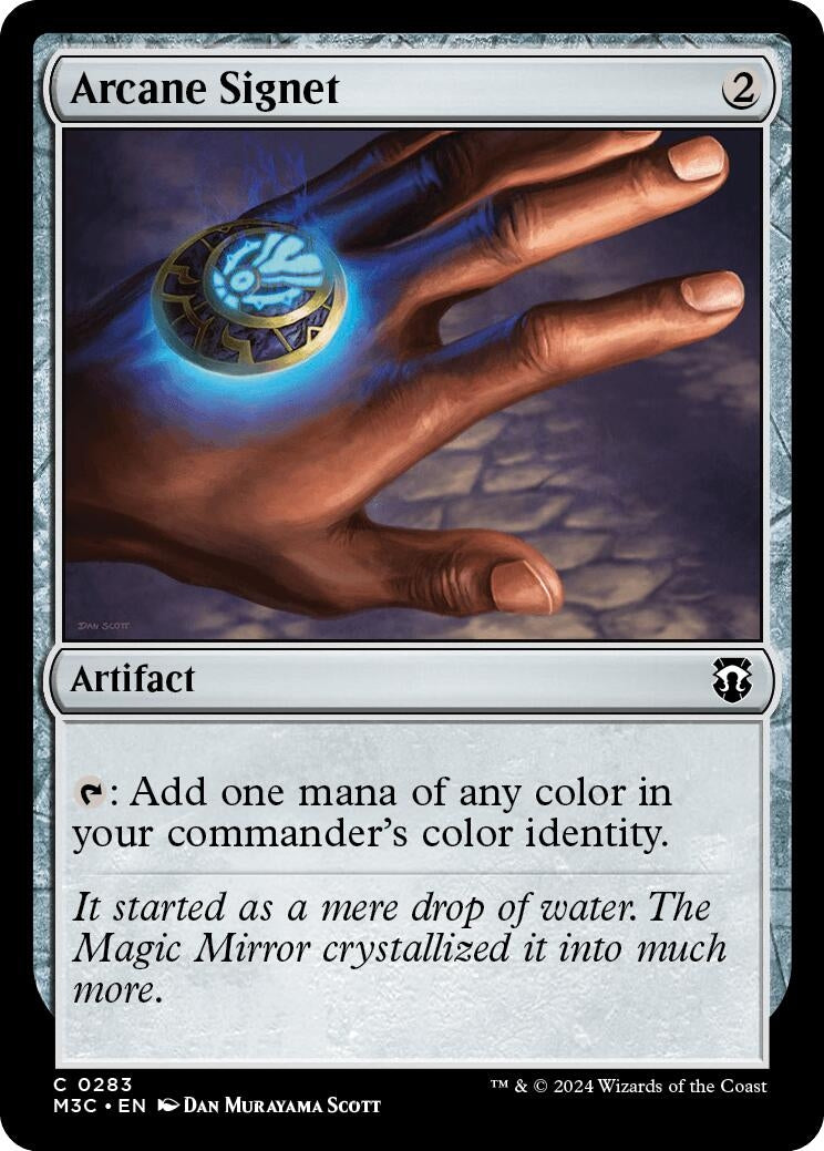 Image for Arcane Signet (Commander: Modern Horizons 3) (283) - Magic: The Gathering