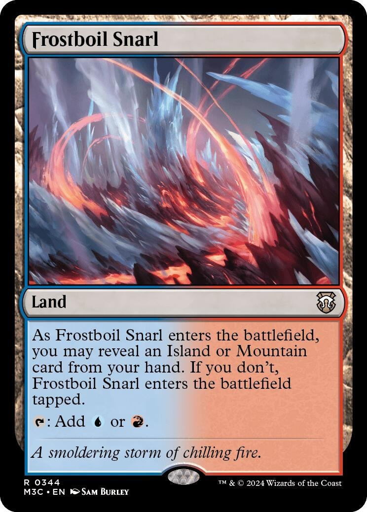 Image for Frostboil Snarl (Commander: Modern Horizons 3) (344) - Magic: The Gathering