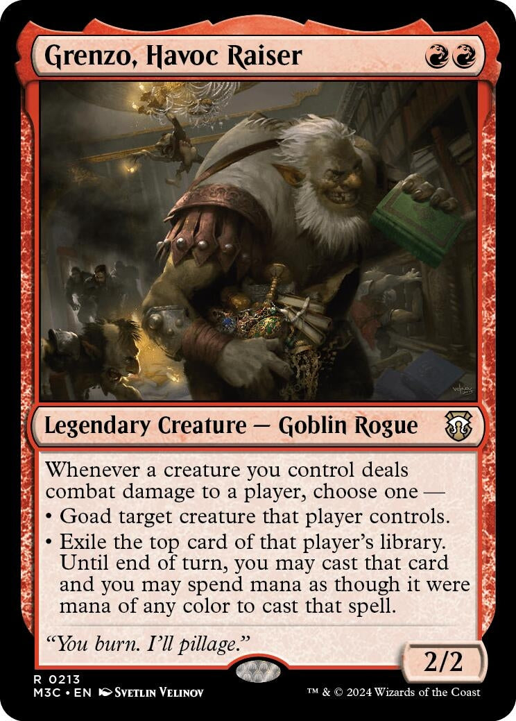 Image for Grenzo, Havoc Raiser (Commander: Modern Horizons 3) (213) - Magic: The Gathering