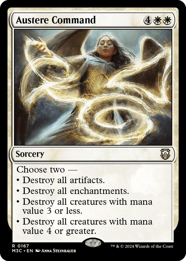 Image for Austere Command (Ripple Foil) (Commander: Modern Horizons 3) (167) - Magic: The Gathering