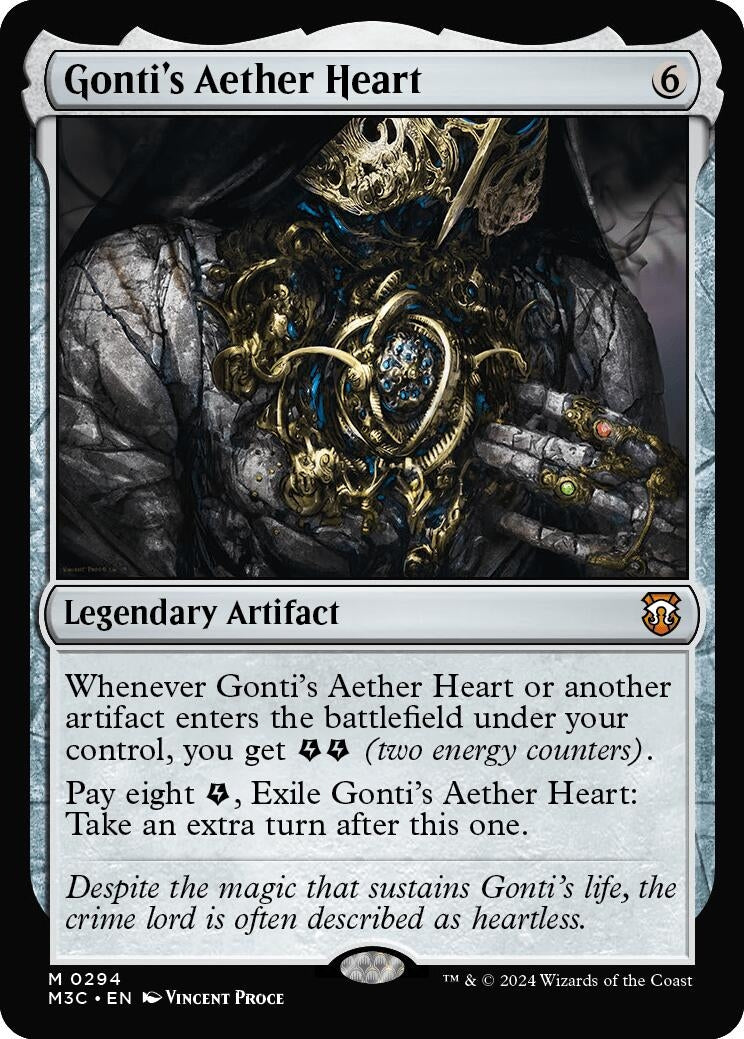 Image for Gonti's Aether Heart (Ripple Foil) (Commander: Modern Horizons 3) (294) - Magic: The Gathering