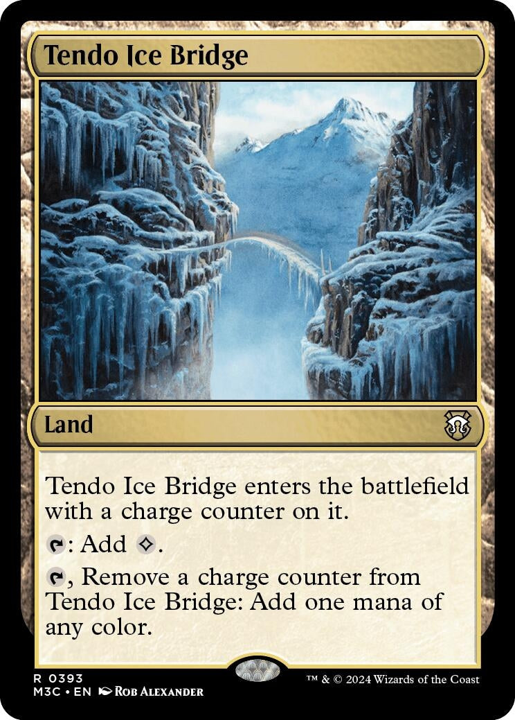 Image for Tendo Ice Bridge (Commander: Modern Horizons 3) (393) - Magic: The Gathering