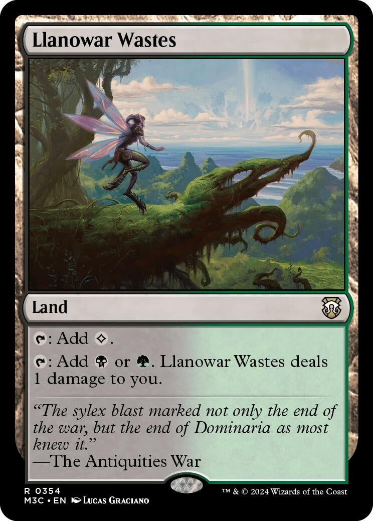 Image for Llanowar Wastes (Commander: Modern Horizons 3) (354) - Magic: The Gathering